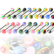 400 Piece 316L Surgical Steel Barbell with 