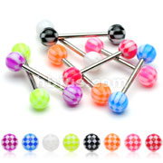 160PC UV Checker Ball  Barbell Pack