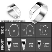 10 Pcs of Steel Multi-Purpose Clasp Package