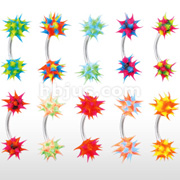 Eyebrow Curve w/ Silicone Spikey Koosh Ball