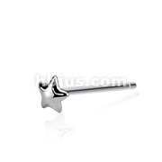 20GA .925 Sterling Silver Bendable Nose Ring with 3mm Dome Star