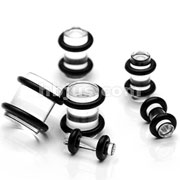 120 Pcs of Assorted UV Clear Plugs with O-Rings