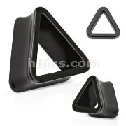 Solid Acrylic Double Flared Triangle Tunnel Plug