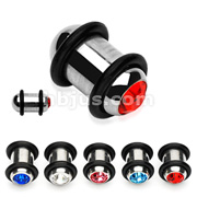 120 Piece Assorment 316L Steel Plug w/Cubic Zirconia