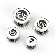 80 Pcs of Assorted Size 316L Surgical Steel Brassknuckle Screw-Fit Tunnel Plug