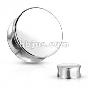 316L Solid S.Steel Saddle Plug