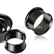 70 Pcs of X-Large Assorted Size Black Titanium Anodized Double Flared Tunnel Plug