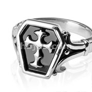 316L Surgical Stainless Steel Rings/Celtic Cross