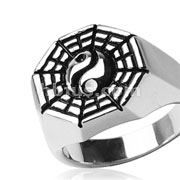 316L Surgical Stainless Steel Rings/Ying Yang