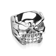 316L Surgical Stainless Steel Large Skull Ring