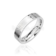 316L Stainless Steel Ring with Cross Engrave