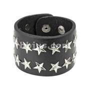 Wristband Leather w/ Star