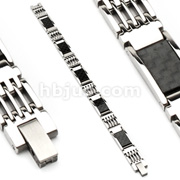 316L Stainless Steel Bracelet/Carbon Fiber