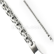 316L Stainless Steel Square Chain