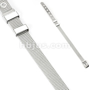 316L Stainless Steel Bracelet in Belt Design