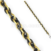 316L Stainless Steel Tri-Link Chain Bracelet
