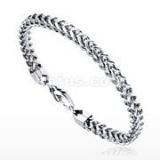 316L Stainless Steel Square Links Chain Bracelet