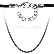 Adjustable Black Velvet Necklace