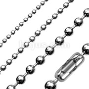 316L Stainless Steel Ball Necklace 