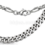 Stainless Steel Simple Chain Link Necklace