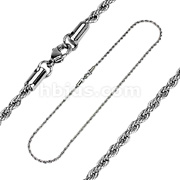 316L Stainless Steel Tri-Link Necklace