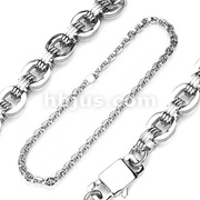 316L Stainless Steel Three Layer O Ring Chain