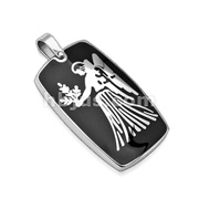 316L Stainless Steel Zodiac Pendant. 