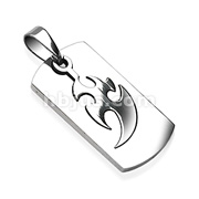 316L Surgical Steel Tribal Pendant