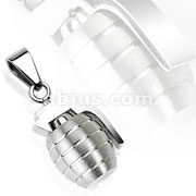 316L Stainless Steel Hand Grenade Solid Pendant