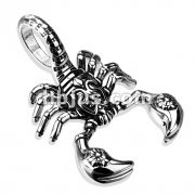 316L Stainless Steel Tribal Decorated Scorpion Pendant