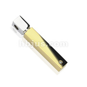 Stainless Steel IPGold Square Cylinder Pendant