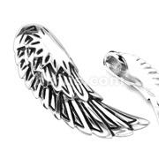 316L Stainless Steel Fallen Angel Wing Pendant