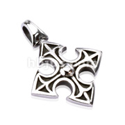 316L Stainless Steel Medieval Celtic Cross Pendant