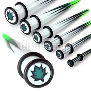 120 Piece UV Pot Leaf Inlay Taper Package
