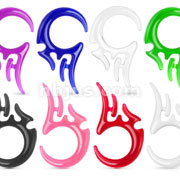 Solid Acrylic Tribal Wing Hanger Taper