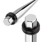 316L Surgical Steel Hexagon Taper with O-ring