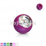 10 Pcs of Solid UV Clear Gem Acrylic Ball Pack