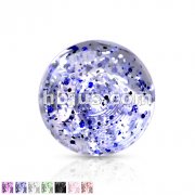 10 Piece Pack of Super Glitter UV Acrylic Replacement Ball