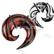 Pyrex Glass Swirl Pattern Spiral Taper with O-Rings