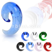 Glass Spiral Transparent Taper with O-rings