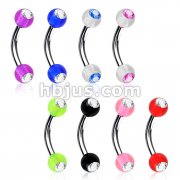 160pc 16GA Eyebrow/Gem UV balls