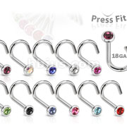 180PC Press Fit Gem Nose Screws