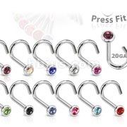 220PC 20Ga. Press Fit Nose Screw Pack