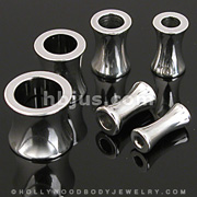 60PC 316L Surgical Steel Hollow Saddle Plug Pack