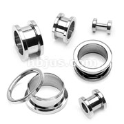 70Pcs Surgical Steel Screw Fit Flesh Tunnels