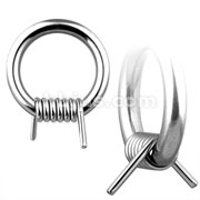316L Surgical Steel Captive Bead Ring 8, 10, 12, 14, 16G