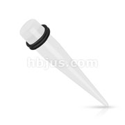 120PC 00,0,2,4,6,8G All Clear UV Taper Package
