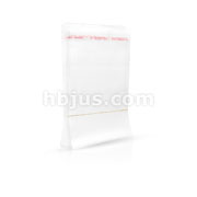 100pc Pack Crystal Clear sealable Adhesive Poly Bags. 102mm x 102m