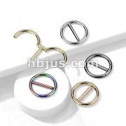 316L Surgical Steel Dual Hinge Nipple Ring