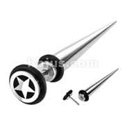 Star Top Fake Taper 316L Surgical Steel  